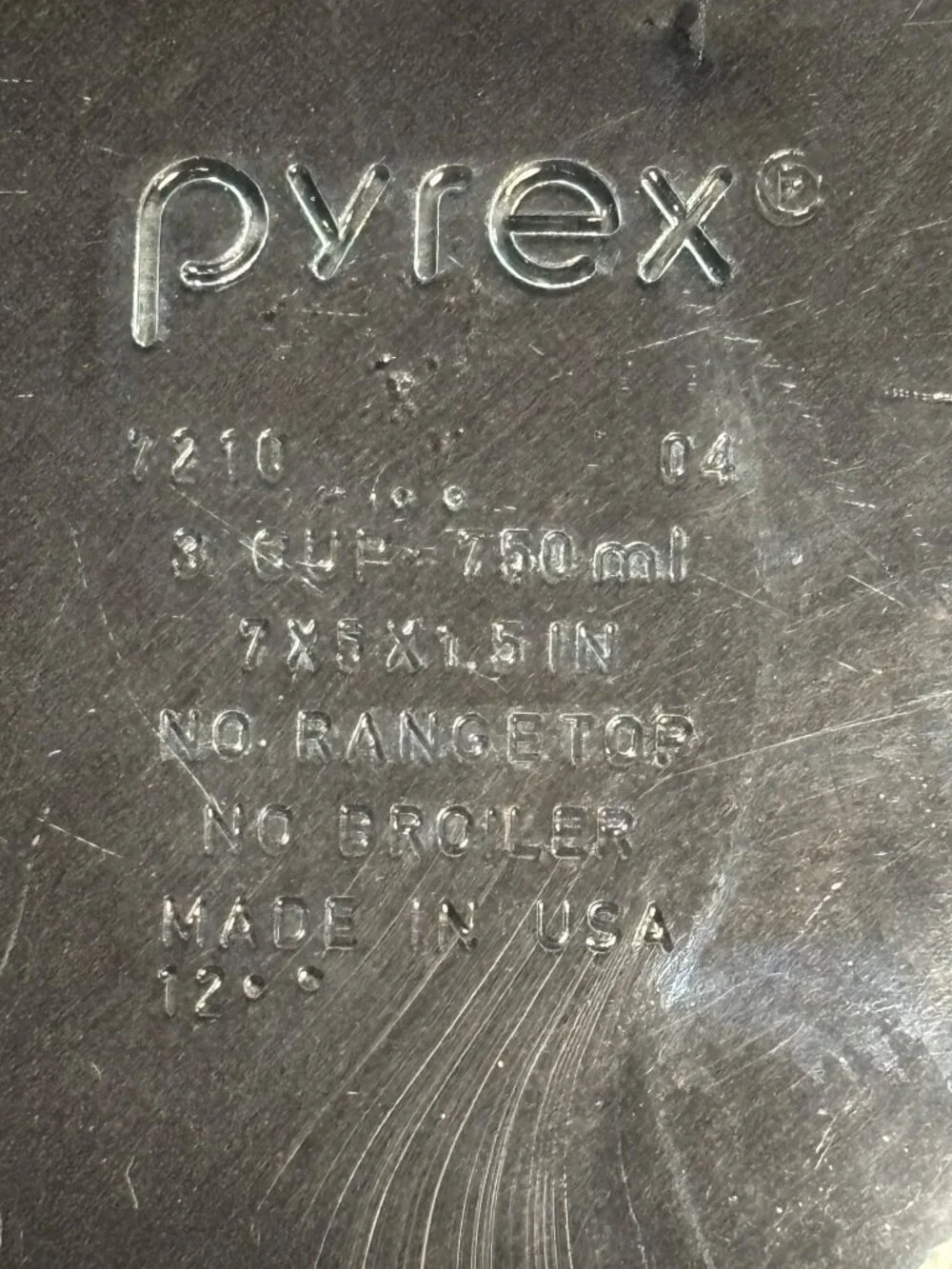 Pyrex aqua blue
